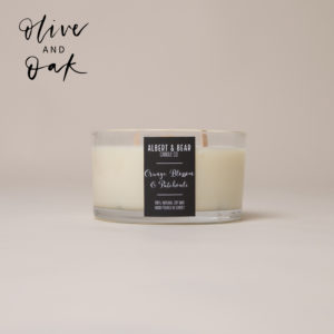 Albert & Bear Orange Blossom and Patchouli 450g Candle